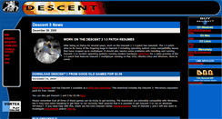 Desktop Screenshot of descent3.com