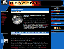Tablet Screenshot of descent3.com